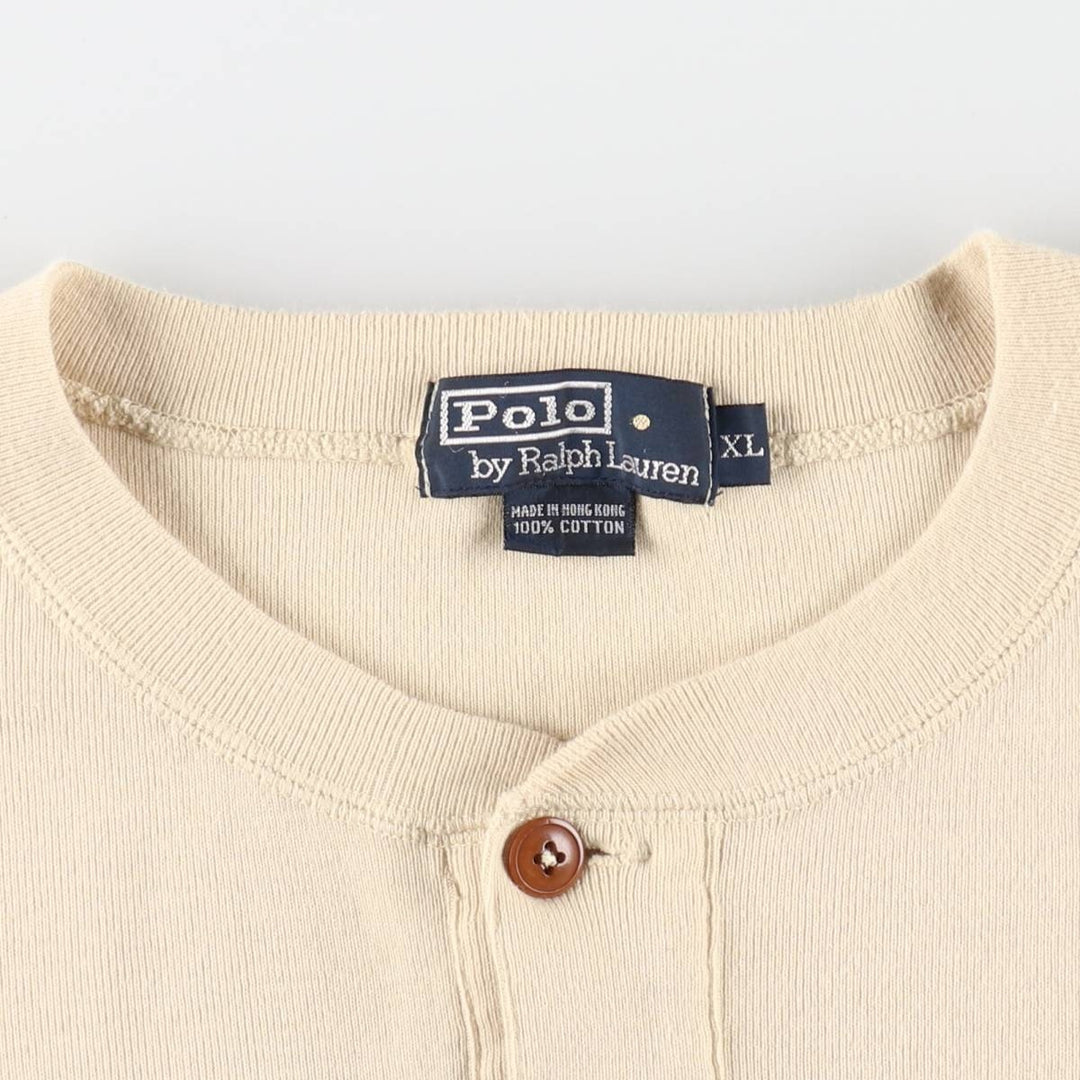 Ralph Lauren POLO by Ralph Lauren Henley neck long T-shirt long T men's XL equivalent / eaa505641