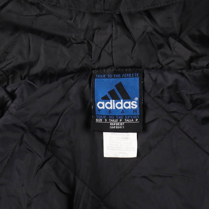 90'S Adidas Team Back Logo Padded Hoodie Puffer Jacket Men's S Size Vintage /eaa505672