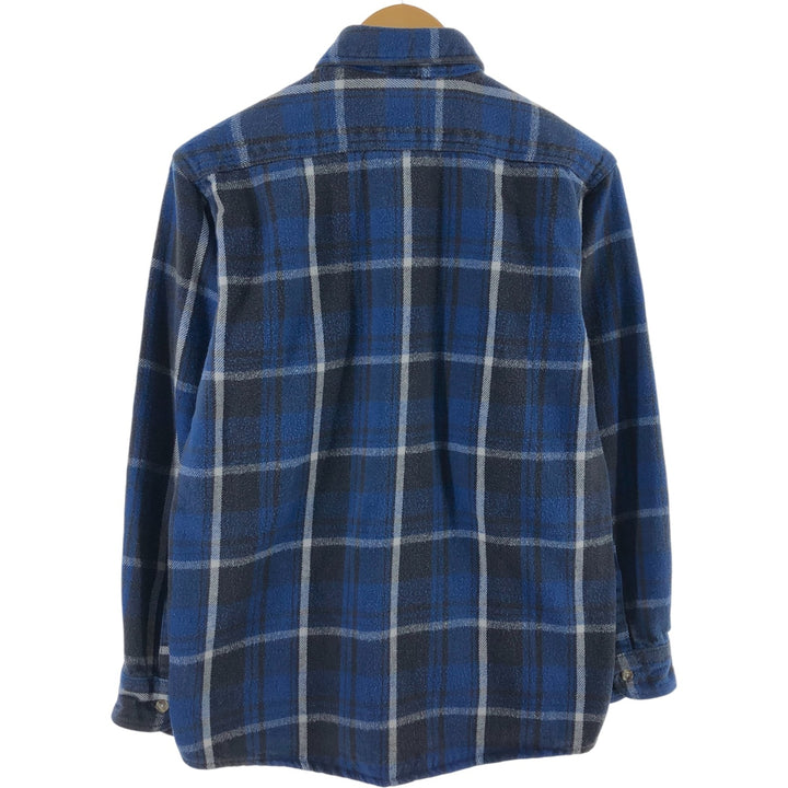 OZARK WILDERNES Long Sleeve Heavy Flannel Check Shirt Men's M /eaa505719