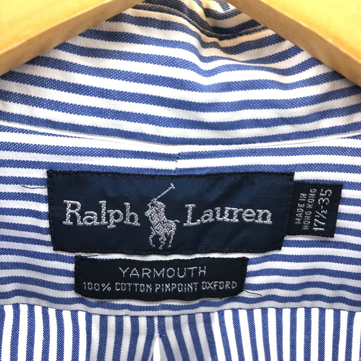 Ralph Lauren YARMOUTH Long Sleeve Button Down Striped Shirt Men's XL /eaa505739