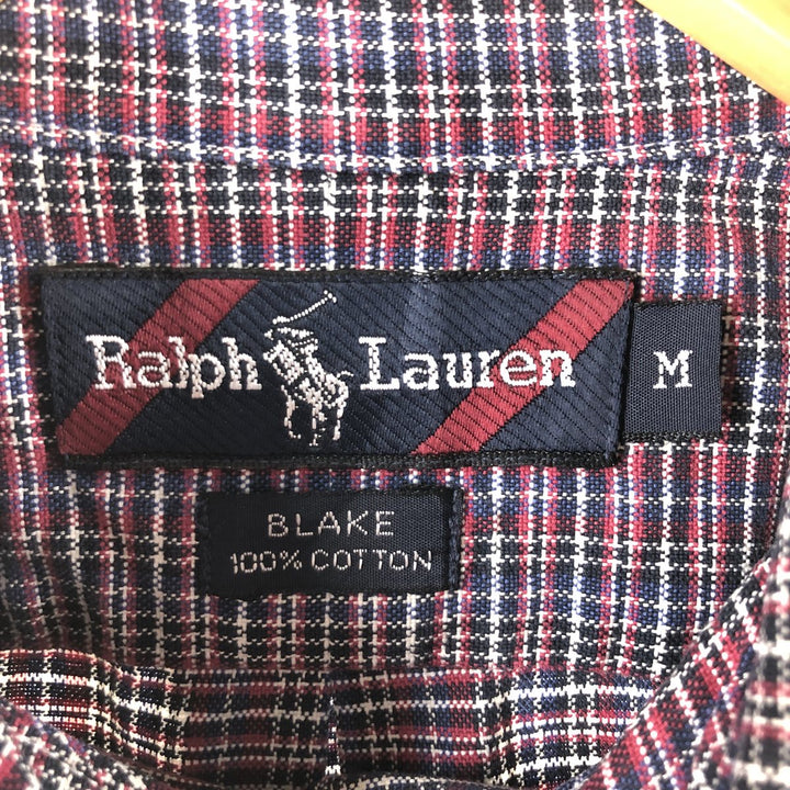 Ralph Lauren BLAKE long sleeve button down check shirt, men's size M / eaa505742