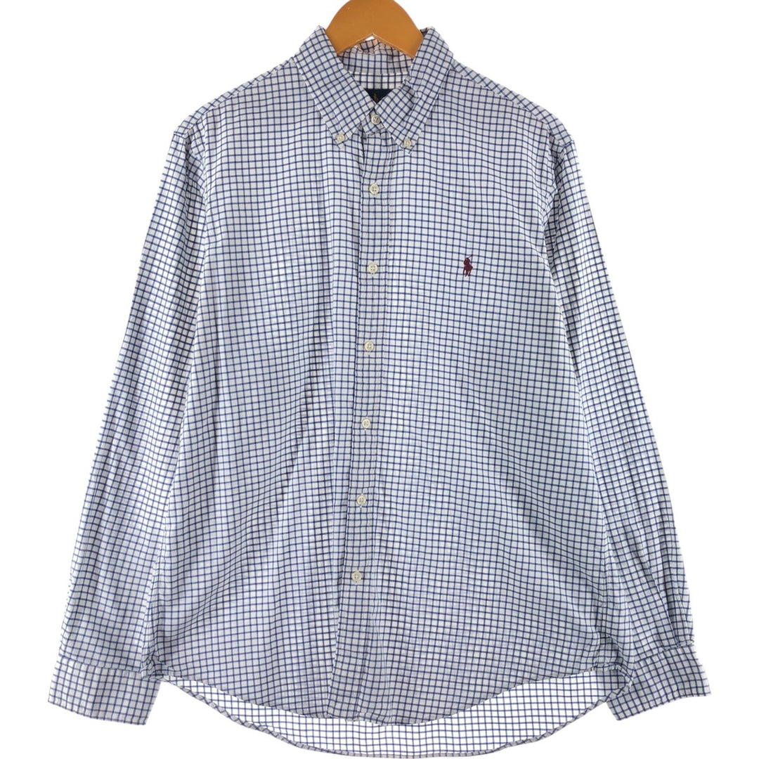 Ralph Lauren long sleeve button down check shirt, men's size L / eaa505754