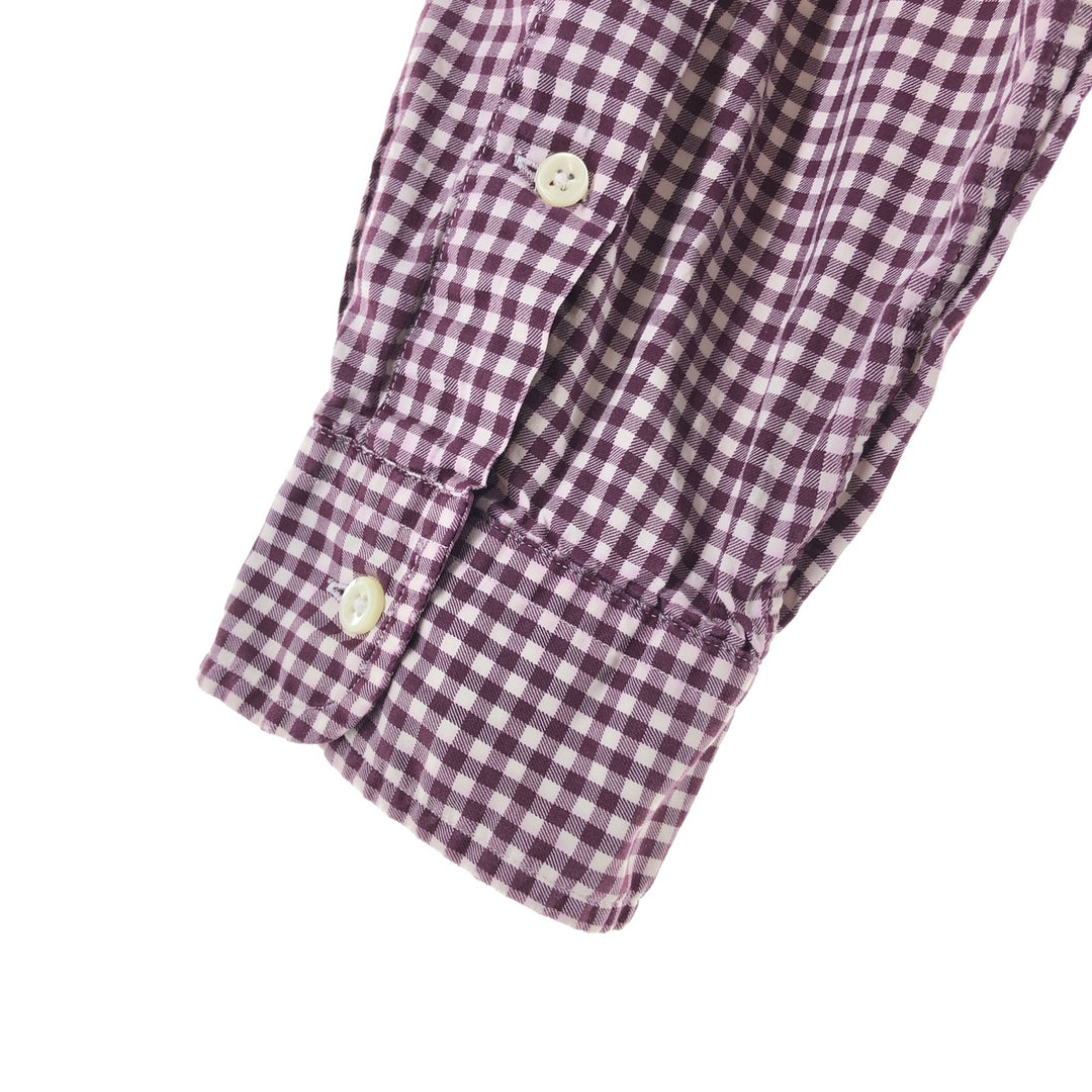 Ralph Lauren Classic Fit Gingham Check Long Sleeve Button Down Check Shirt Men's XL /eaa505755