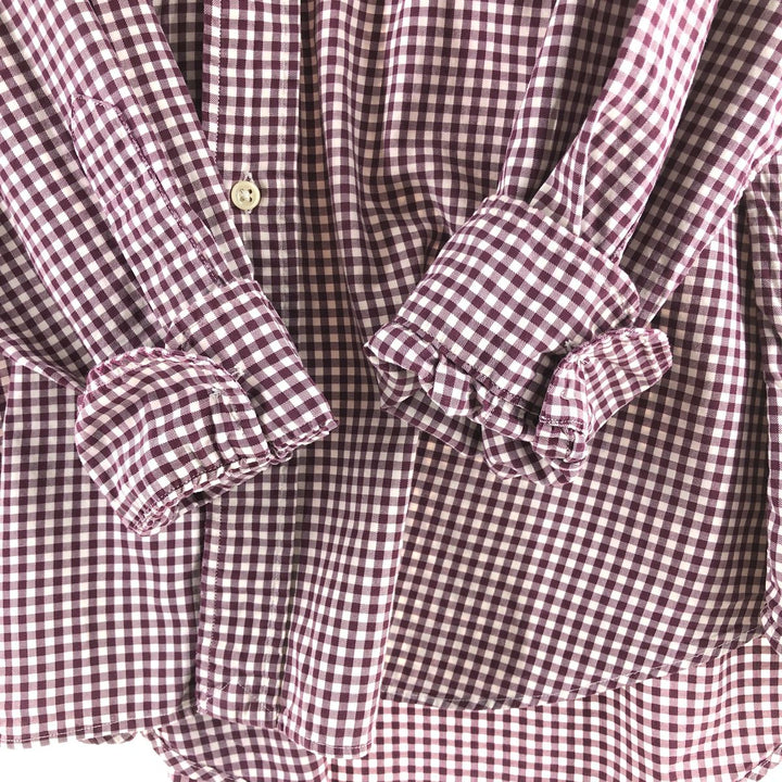 Ralph Lauren Classic Fit Gingham Check Long Sleeve Button Down Check Shirt Men's XL /eaa505755