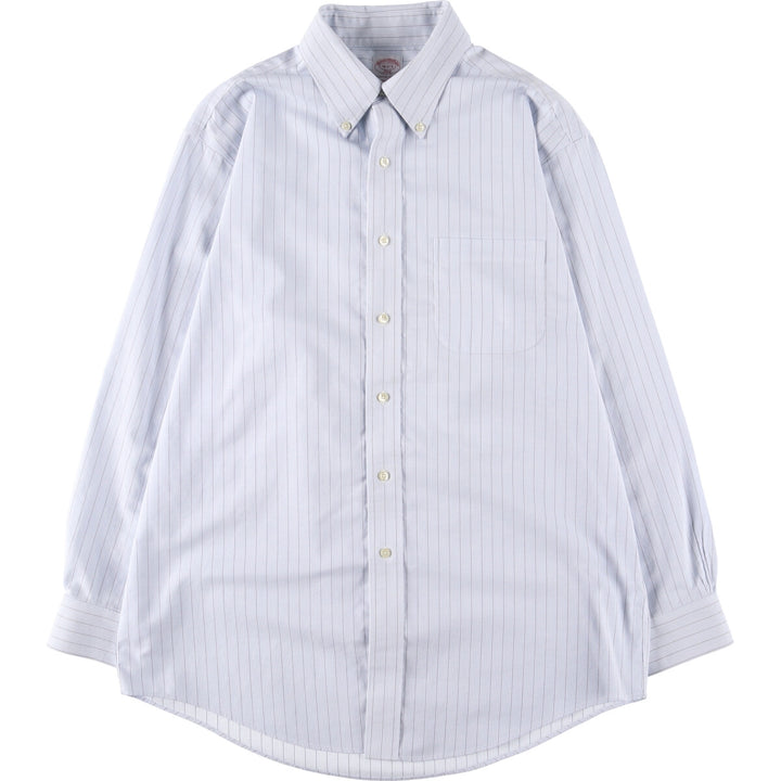 Brooks Brothers 346 Long Sleeve Button-Down Striped Shirt, Men's Size L / eaa505762