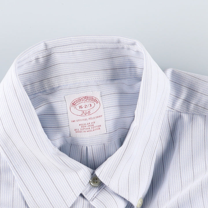 Brooks Brothers 346 Long Sleeve Button-Down Striped Shirt, Men's Size L / eaa505762