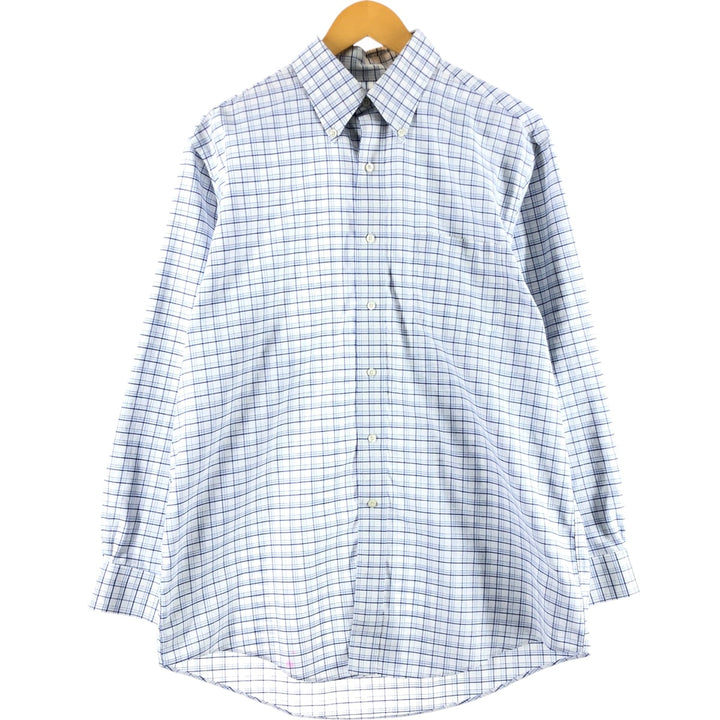 Brooks Brothers Est.1818 Long Sleeve Button-Down Check Shirt Men's Size L / eaa505763