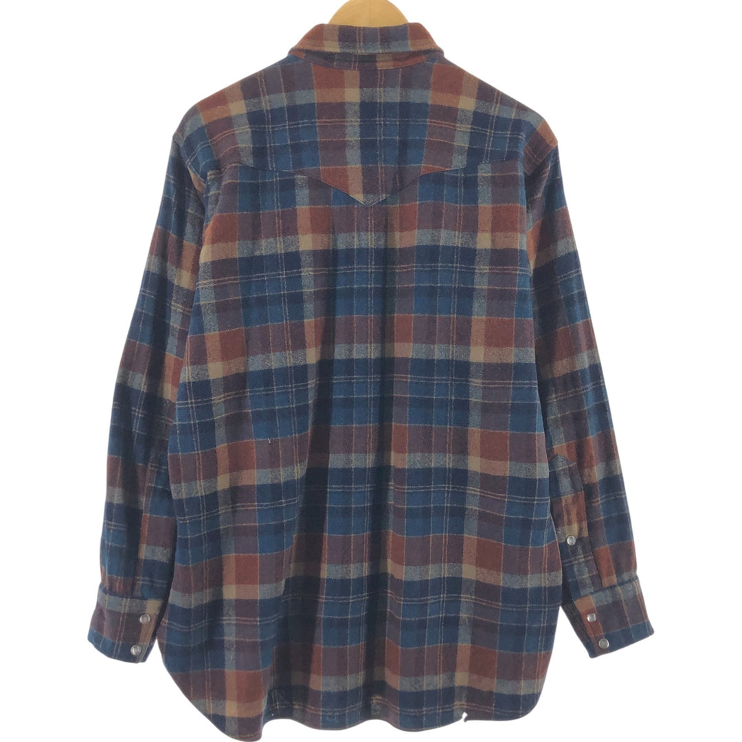 80'S Pendleton Check Pattern Wool Shirt, Men's XL Size, Vintage /eaa505770