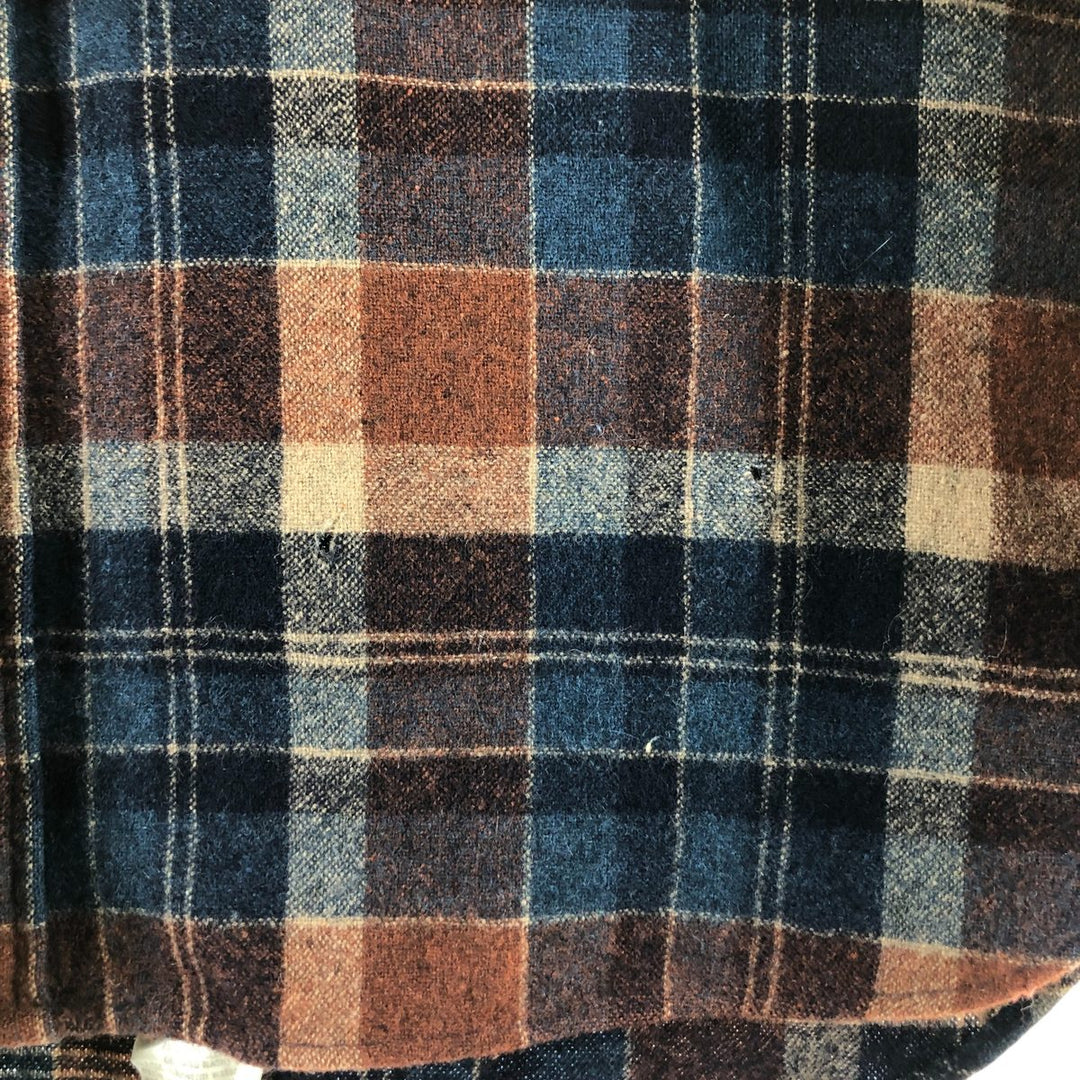 80'S Pendleton Check Pattern Wool Shirt, Men's XL Size, Vintage /eaa505770