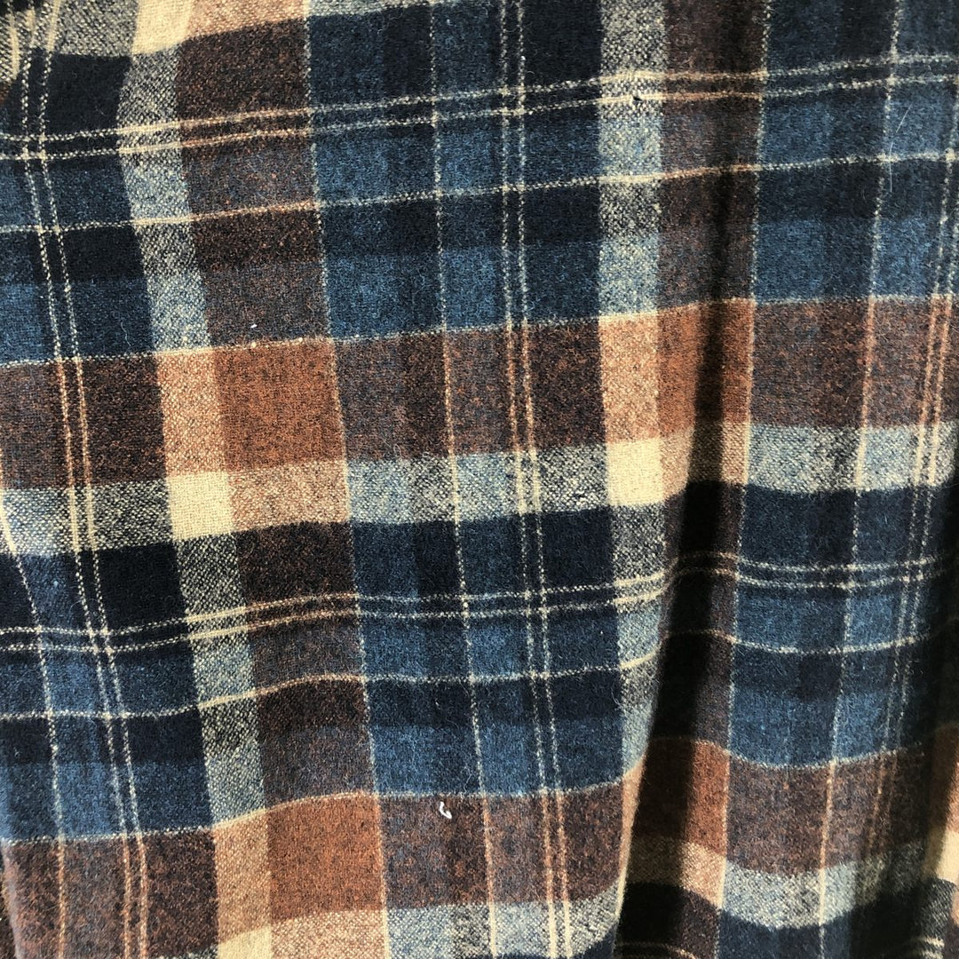 80'S Pendleton Check Pattern Wool Shirt, Men's XL Size, Vintage /eaa505770