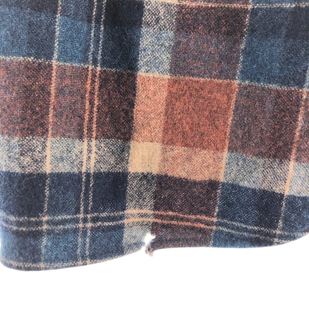 80'S Pendleton Check Pattern Wool Shirt, Men's XL Size, Vintage /eaa505770