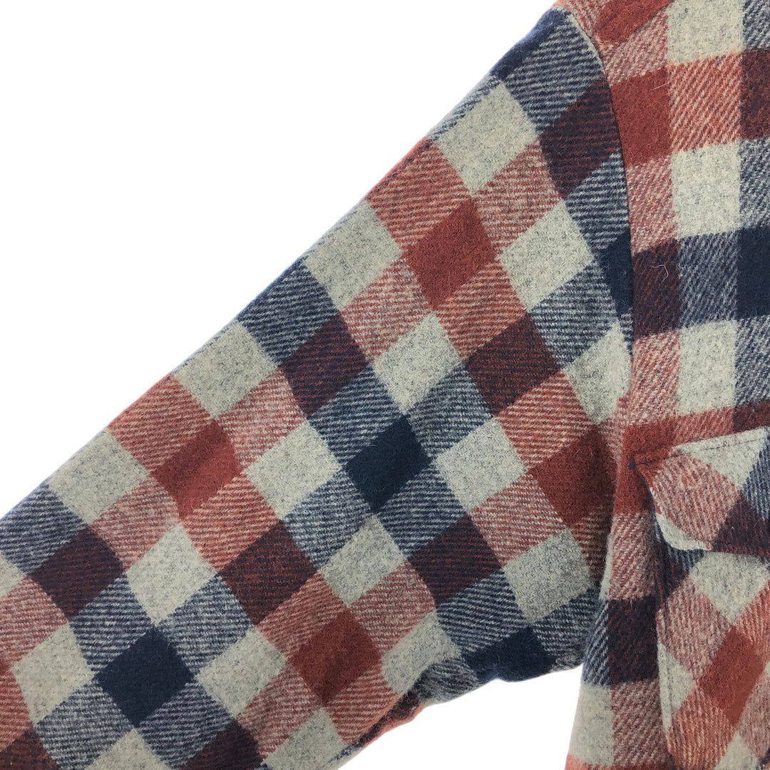 70'S WOOLRICH Check Pattern Wool Shirt Men's XL Vintage /eaa505778
