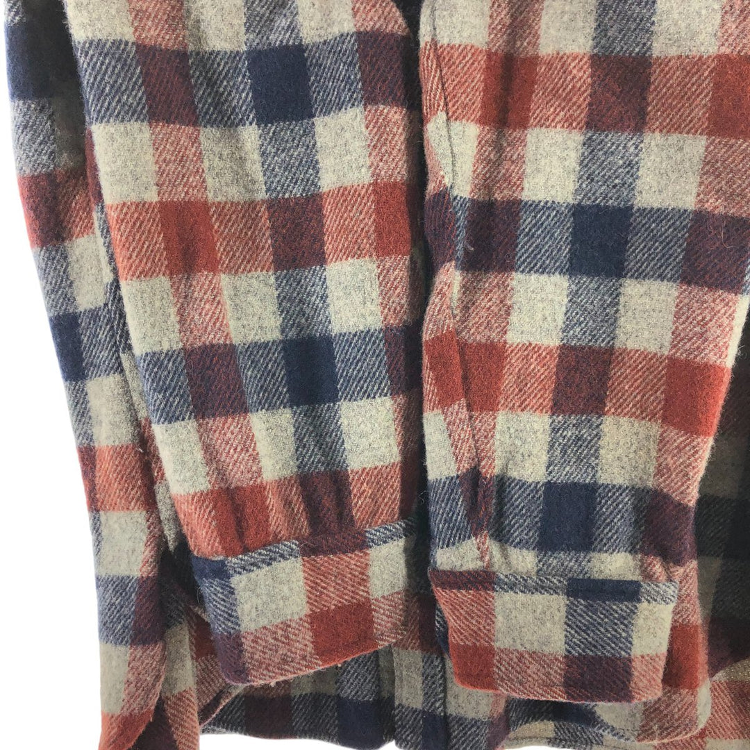 70'S WOOLRICH Check Pattern Wool Shirt Men's XL Vintage /eaa505778
