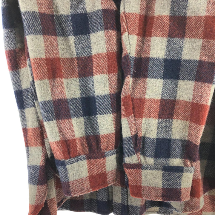 70'S WOOLRICH Check Pattern Wool Shirt Men's XL Vintage /eaa505778