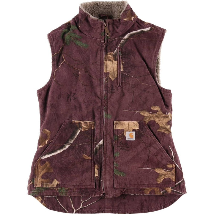 Carhartt Camouflage Pattern Real Tree Camo Duck Vest Women's XS / eaa505804