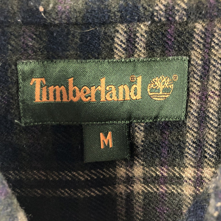 90s~00'S Timberland Check Pattern Wool Box Shirt Men's M size /eaa505863