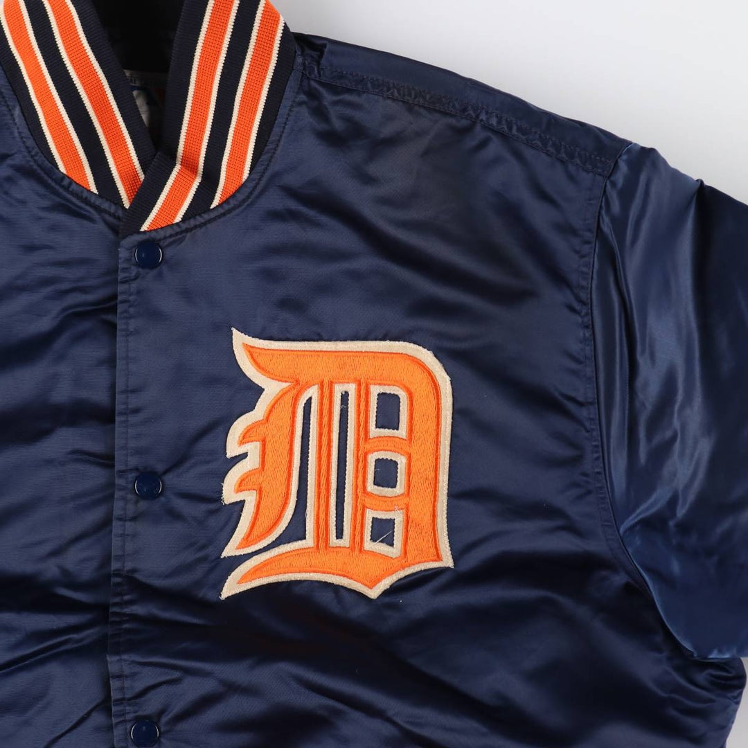 90'S Starter MLB Detroit Tigers Nylon Stadium Jacket Award Jacket Made in USA Men's XL /eaa505899