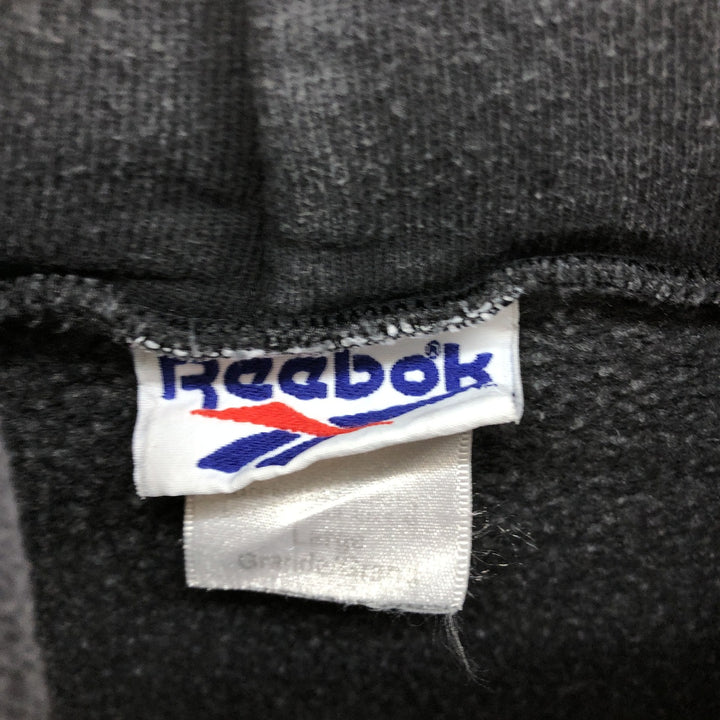 90'S Reebok Sweatshirt Pullover Hoodie Made in USA Men's L Size Vintage /eaa505914