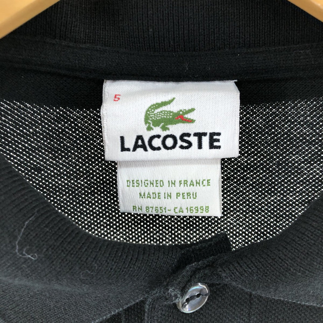 Lacoste LACOSTE French design long sleeve polo shirt size 5, men's L equivalent / eaa505981