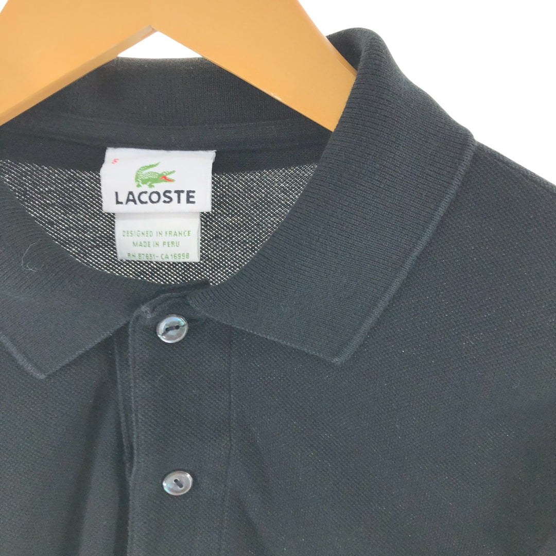 Lacoste LACOSTE French design long sleeve polo shirt size 5, men's L equivalent / eaa505981