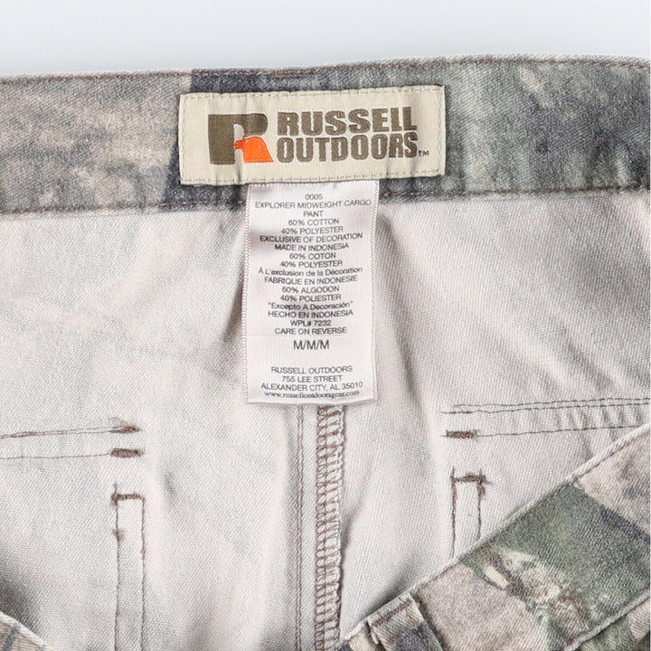 Russell Outdoor Camouflage Pattern Real Tree Camo Cargo Pants Men's W36 equivalent / eaa506026