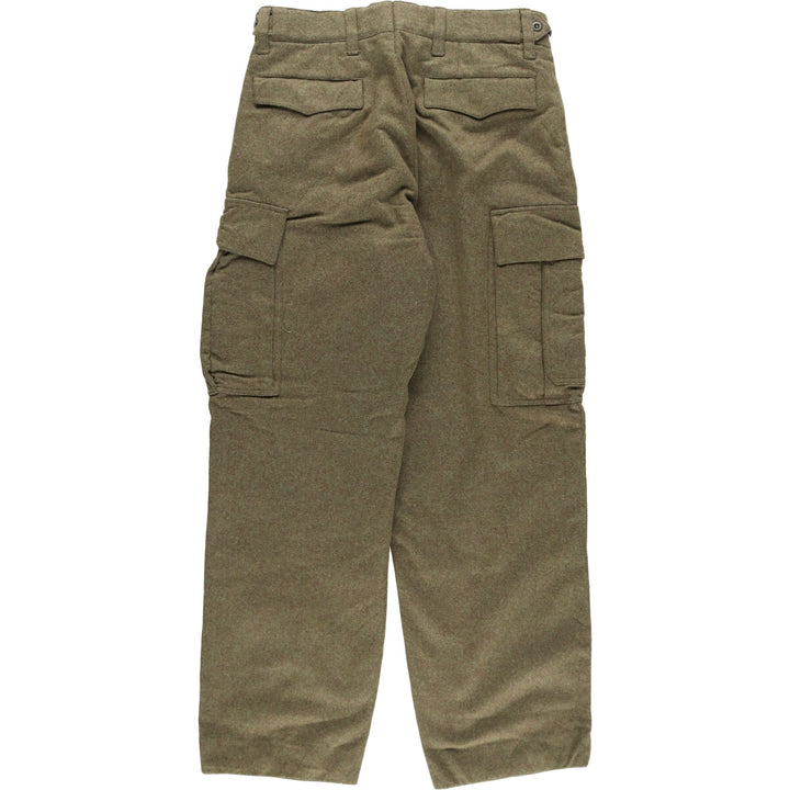 1960'S German military double knee military wool cargo pants 172-78-78 men's w33 equivalent vintage /eaa506034