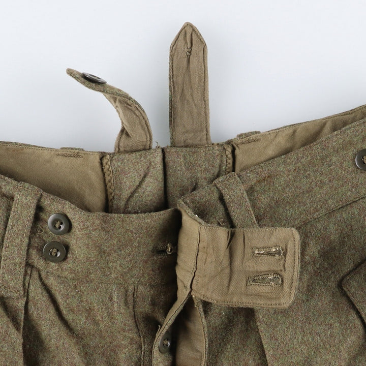 1960'S German military double knee military wool cargo pants 172-78-78 men's w33 equivalent vintage /eaa506034