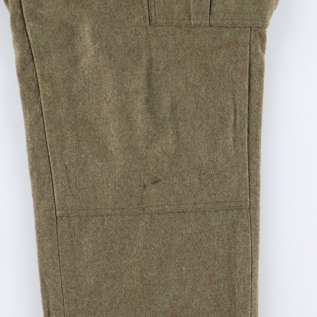 1960'S German military double knee military wool cargo pants 172-78-78 men's w33 equivalent vintage /eaa506034