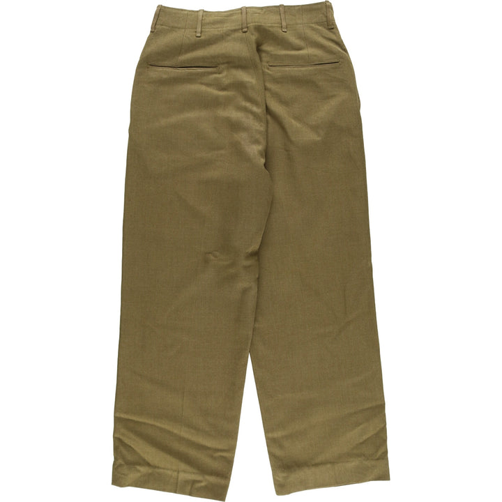 1940'S US military genuine military wool pants trousers made in USA WAIST 31 INSEAM 31 men's w31 equivalent vintage /eaa506039