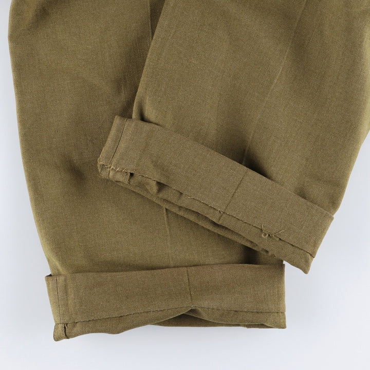 1940'S US military genuine military wool pants trousers made in USA WAIST 31 INSEAM 31 men's w31 equivalent vintage /eaa506039
