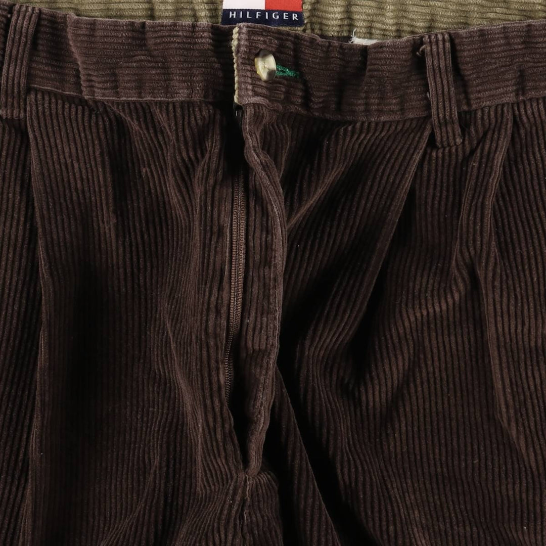 90s~ Tommy Hilfiger Two-pleat Corduroy Pants Men's W33 Vintage / eaa506063