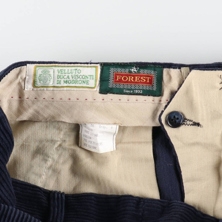 ~90'S FOREST One-tuck wide rib corduroy pants for men, W35 equivalent, vintage / eaa506072