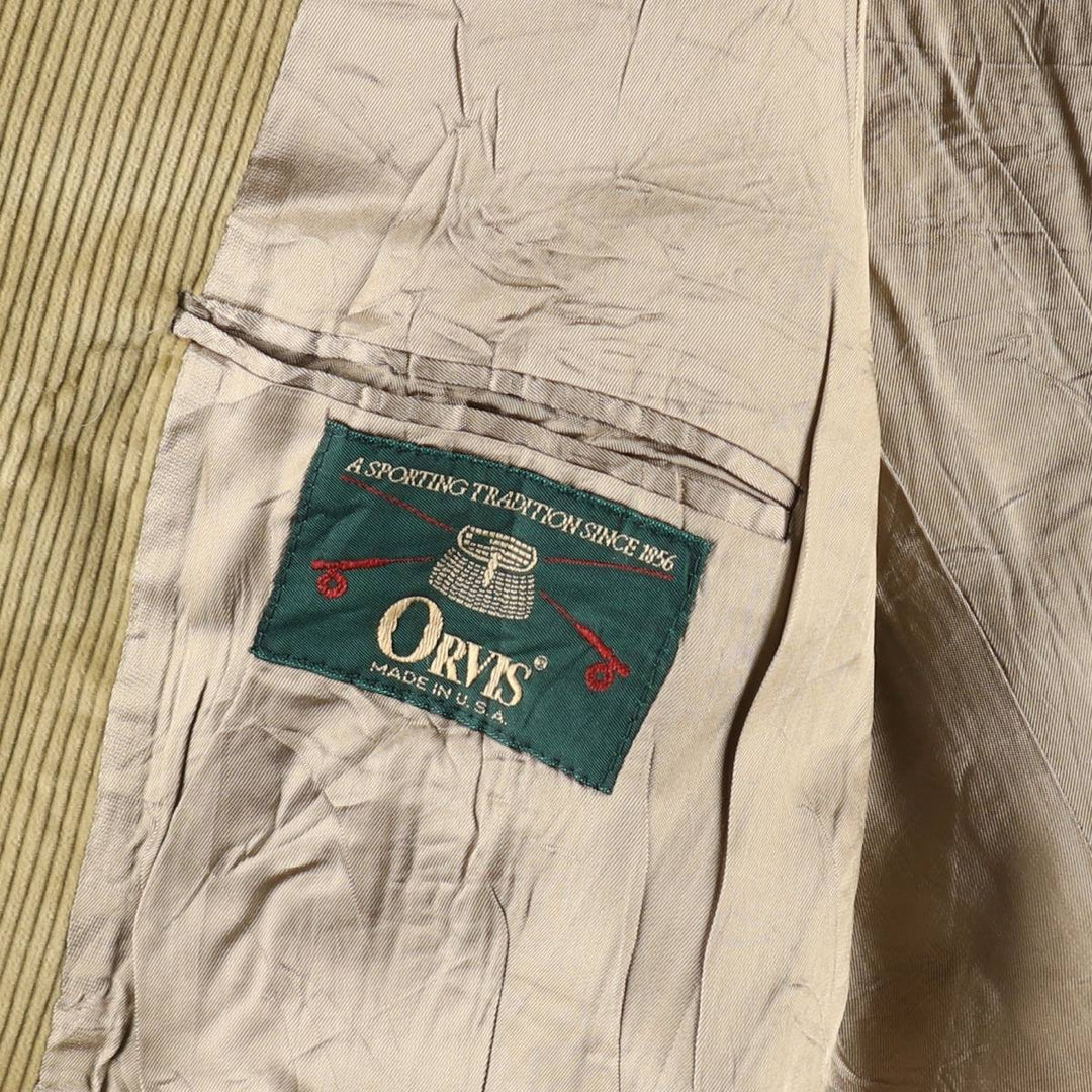 90'S ORVIS corduroy tailored jacket made in USA, men's size L, vintage /eaa506115