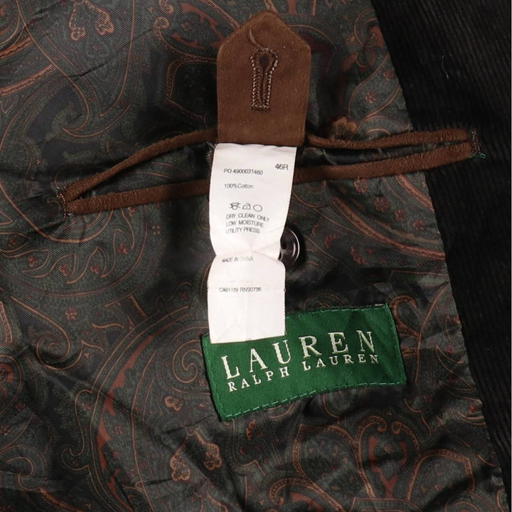 Ralph Lauren LAUREN Corduroy Tailored Jacket Men's XL / eaa506116