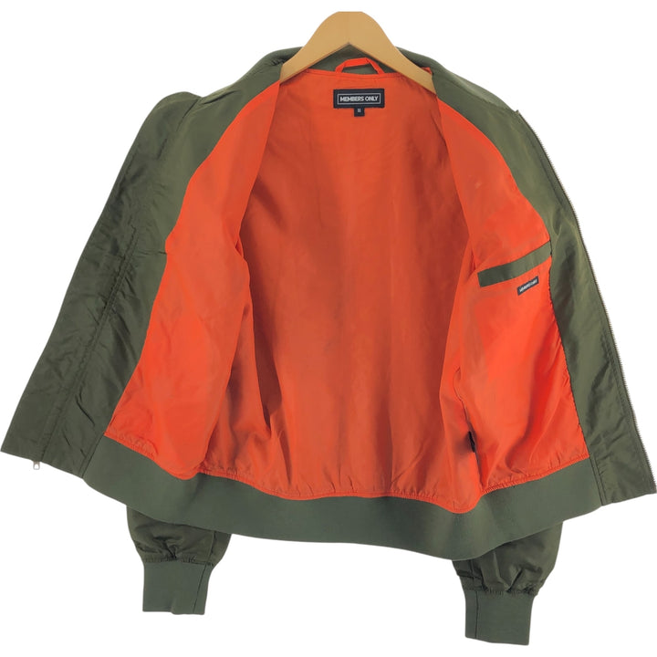 Civilian goods Members Only MEMBERS ONLY MA-1 type military flight jacket Men's M equivalent /eaa506134