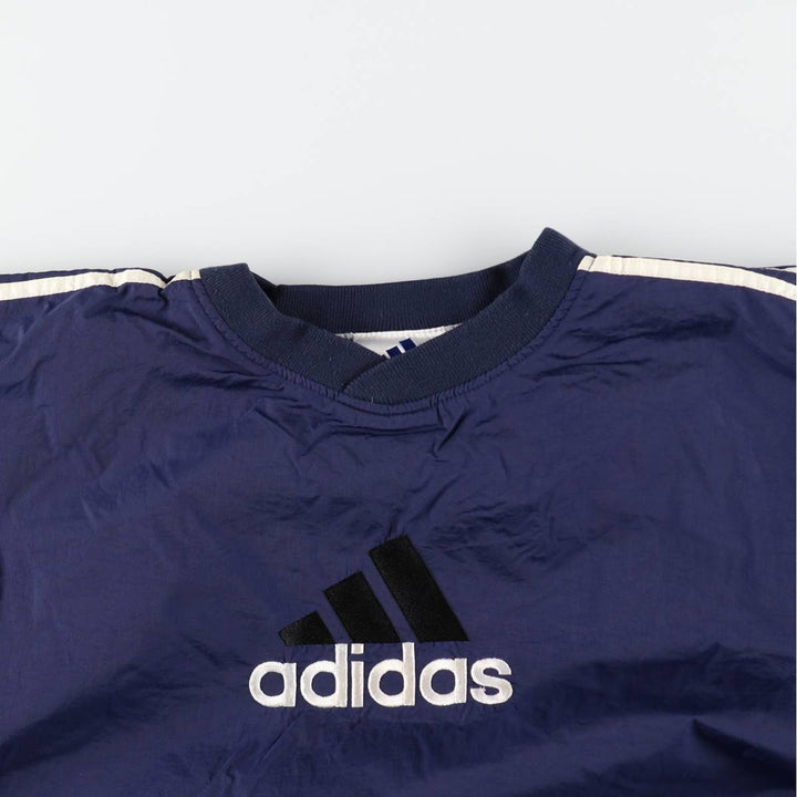 90'S Adidas V-neck nylon pullover, men's XL size, vintage / eaa506150