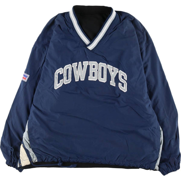 90'S Starter NFL Dallas Cowboys reversible V-neck nylon pullover, men's XL equivalent /eaa506152