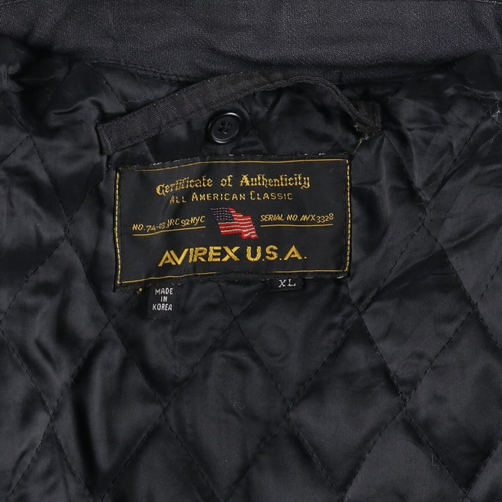 AVIREX Padded Military Jacket Men's XL Size / eaa506181