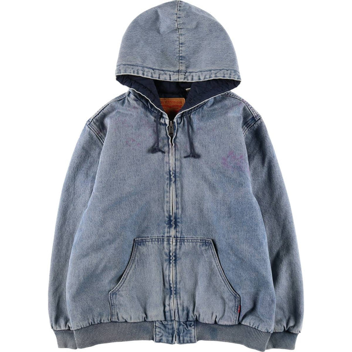 Levi's Padded Denim Parka, Men's Size L unclear blue type Vintage Second Hand