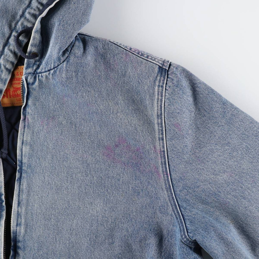 Levi's Padded Denim Parka, Men's Size L unclear blue type Vintage Second Hand