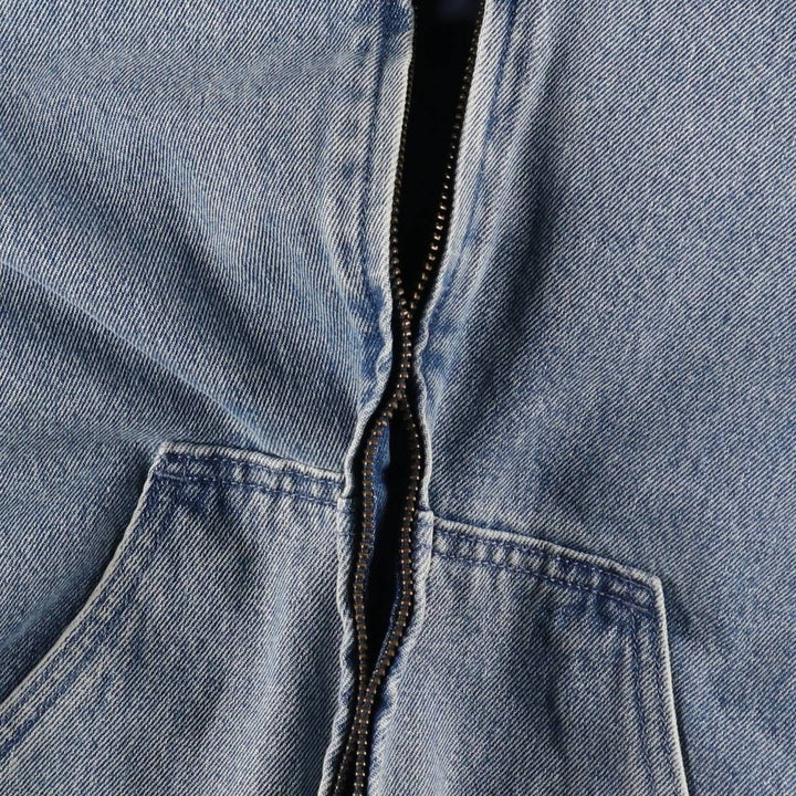 Levi's Padded Denim Parka, Men's Size L unclear blue type Vintage Second Hand