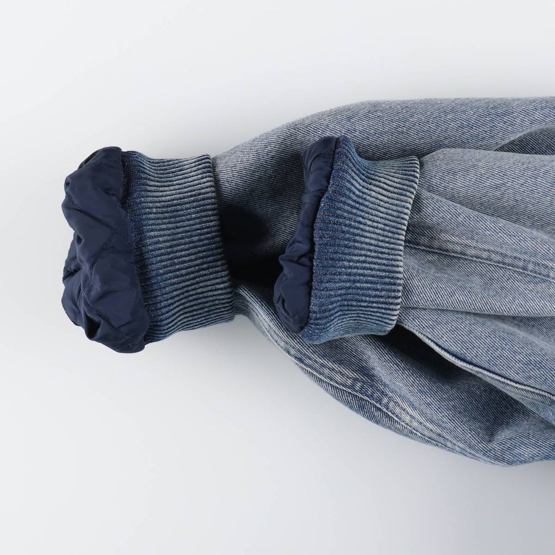 Levi's Padded Denim Parka, Men's Size L unclear blue type Vintage Second Hand
