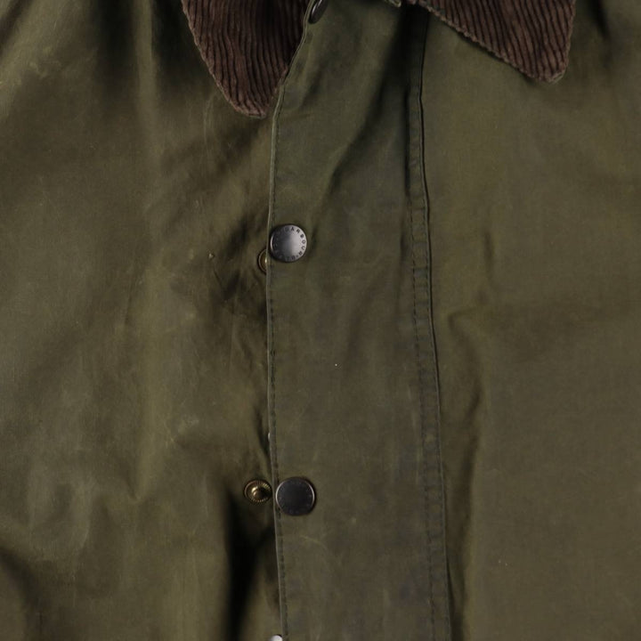 80s-90'S Barbour BEAUFORT Beaufort Old 3 Warrant Oiled Hunting Jacket Made in England Men's L size /eaa506201