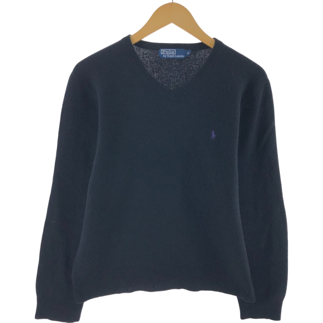 Ralph Lauren POLO by Ralph Lauren V-neck wool knit sweater, men's size M / eaa506255
