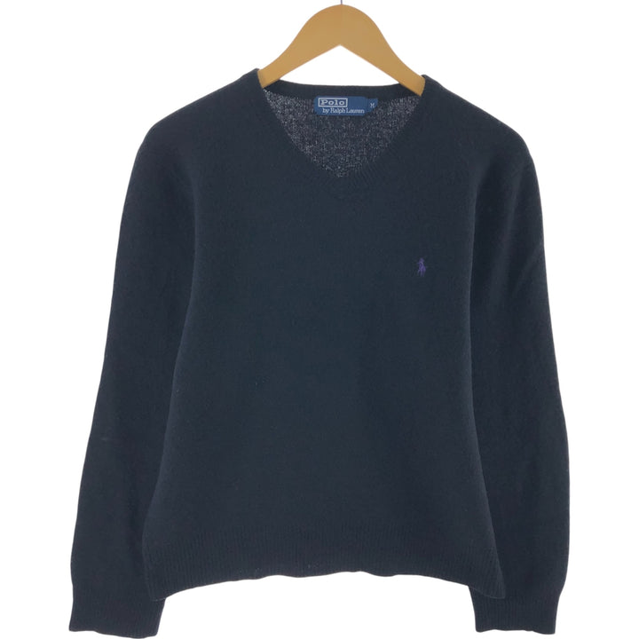 Ralph Lauren POLO by Ralph Lauren V-neck wool knit sweater, men's size M / eaa506255
