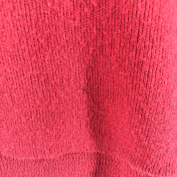 Vintage 70s-80'S acrylic knit sweater, size M, men's Oron Acrylic red type Vintage Second Hand