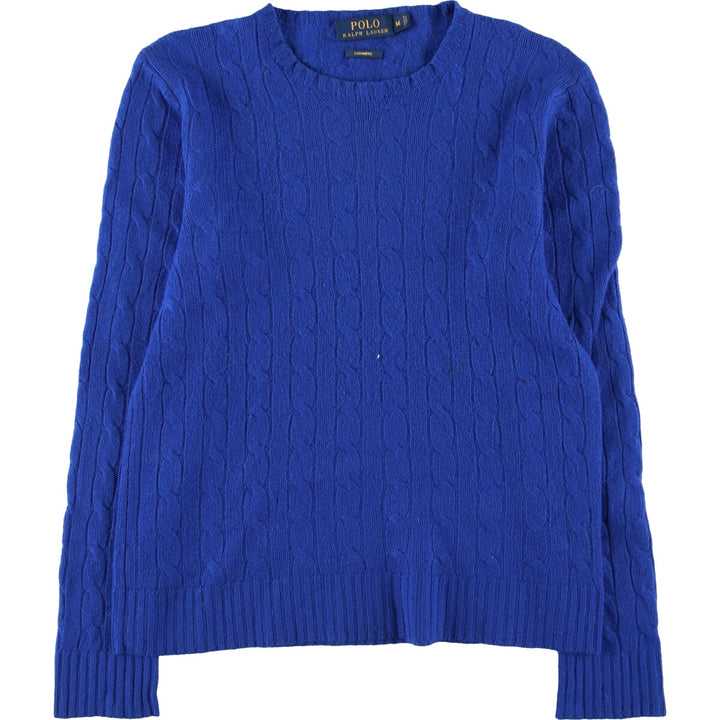 Ralph Lauren POLO RALPH LAUREN Cable knit cashmere knit sweater Women's M size / eaa506339