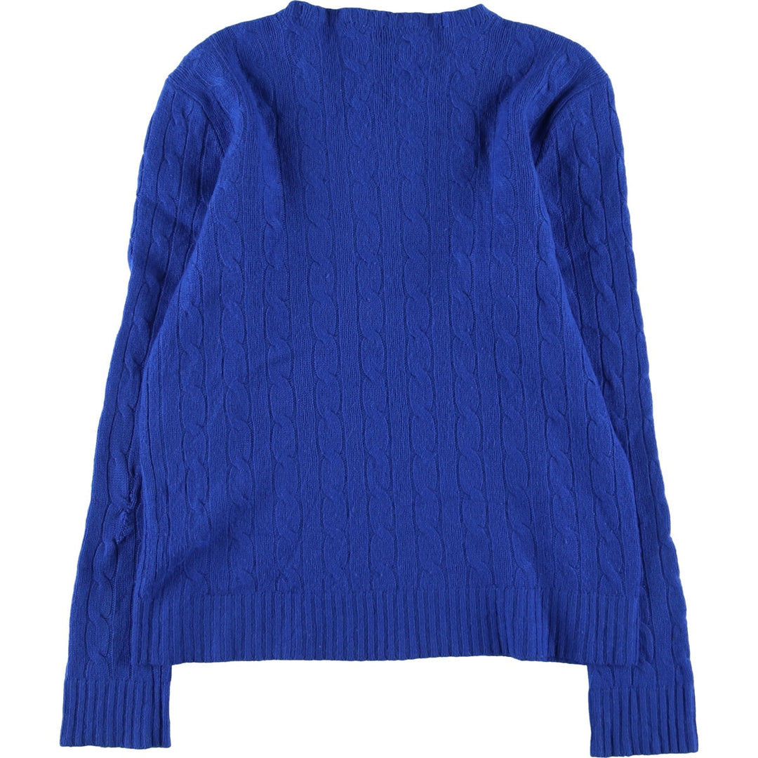 Ralph Lauren POLO RALPH LAUREN Cable knit cashmere knit sweater Women's M size / eaa506339