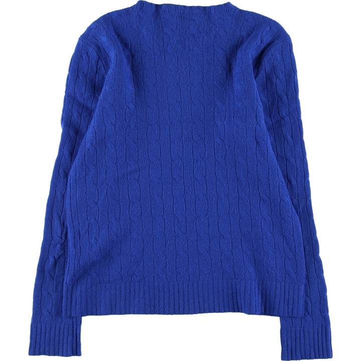 Ralph Lauren POLO RALPH LAUREN Cable knit cashmere knit sweater Women's M size / eaa506339