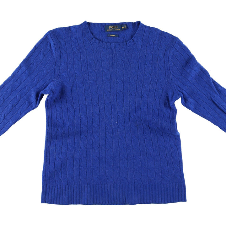 Ralph Lauren POLO RALPH LAUREN Cable knit cashmere knit sweater Women's M size / eaa506339